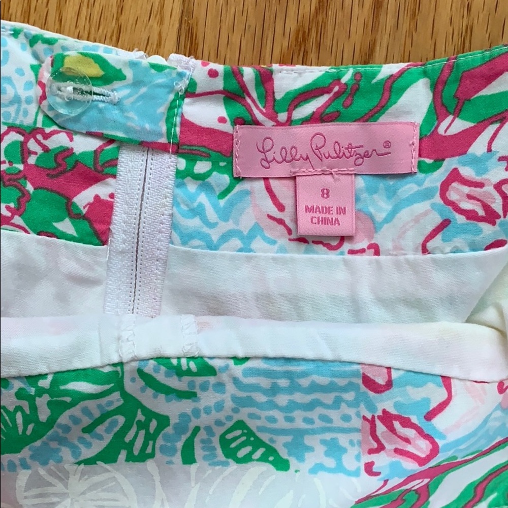 Lilly Pulitzer Multi State Patch Marigold Skort - image 3